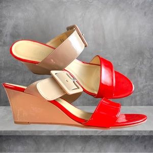 Chinese Laundry Wedge Slide Sandals. Sz 9